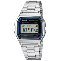 在飛比找博客來優惠-【CASIO】經典復古造型數位休閒腕錶-銀(A-158WA-