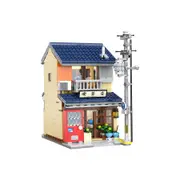CaDA C66010W 1200 PCS Japanese Kissaten Shop Building Block Machiya St