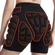 3d Padded Protective Shorts Hip Butt Eva Pad Short Pants L
