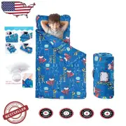 Soft & Lightweight Toddler Nap Mat with Pillow - Machine Washable for Easy Care