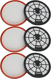 Vacuum Hoover Wash Pre-Motor Filter+Post-Motor. Compatible for Vax Type 95 Kit Power 4 C85-P4-Be Bagless Vacuum Hoover Cleaner Accessories(Light Yellow)