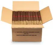 UNSCENTED Incense Sticks 11" Bulk - 100% Natural Joss Punk and Bamboo Blanks
