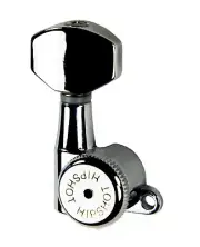 Genuine Hipshot 7 string 3x4 Enclosed Chrome Griplock locking tuners NEW