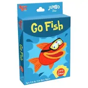 Go Fish Card Game - Jumbo Size, Colorful Animal Cards for Kids Ages 4 and Up