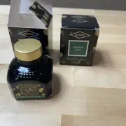 Qty 2 New Diamine 80ml Fountain Pen Bottled Ink Sherwood Green New in Box