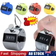 4 Digit Counting Manual Hand Tally Number Counter Mechanical Click Clicker SW