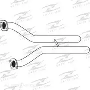 Redback Engine Pipe to suit XR8 H Pipe XR8 H Pipe - E4613
