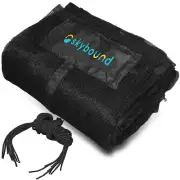 12ft Trampoline Net for Skywalker Trampolines with 6 Curved Poles (Net Only)