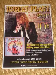 ROBERT PLANT - LED ZEPPELIN - BAND OF JOY - PROMO COUNTER POSTER