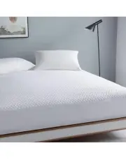 Reaks California King Size Bed Waterproof Fitted Mattress Protector-Cooling New