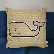 Vineyard Vines × Target - Textured Woven Whale Throw Pillow - 20" × 20" - New