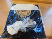 Fabric Wine Bag w/Tie and Tassel