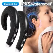 1Pair Bone Conduction Headset Bluetooth 5.0 Wireless Sport Ear Hook Headphones