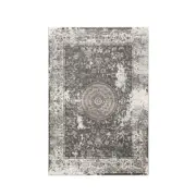 Dynasty Grey Machine Knotted Rug