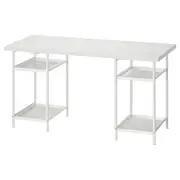 LAGKAPTEN / SPÄND desk, white, 140x60 cm