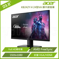 在飛比找松果購物優惠-ACER 宏碁 KB242Y H 窄邊顯示器 (24型/FH