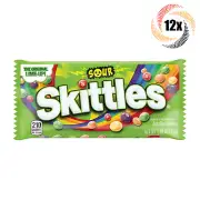 12x Skittles Sour Assorted Flavor Bite Size Candies | 1.8oz | Fast Shipping!