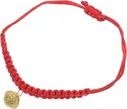 TOYANDONA Adjustable Hand Woven Red Rope Cat Collar with Charming Bell Breakaway Design for Kittens Cats Small Dogs Fits Neck Durable and Stylish Accessory