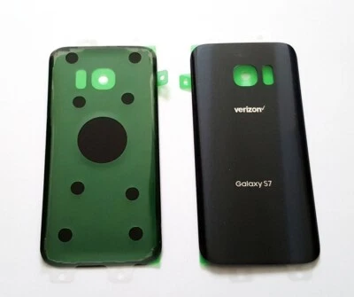 Back cover Glass For Samsung Galaxy S7 Verizon G930V~ Black/Onyx