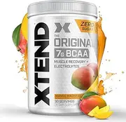 Scivation Xtend BCAA Powder, Branched Chain Amino Acids, BCAAs, Mango, 30 Servings, 19 Piece Set