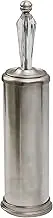 Splash Home Tammy Stainless Steel Toilet Brush and Holder, Satin Nickel
