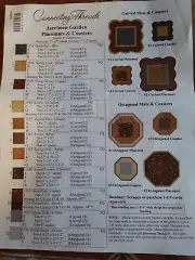 Connecting Threads Jacobean Garden Placemats & Coasters fat quarter quilt set
