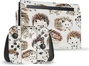 Official Cat Coquillette Hedgehogs Art Mix Vinyl Sticker Gaming Skin Decal Cover Compatible with Nintendo Switch Console & Dock & Joy-Con Controller Bundle
