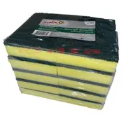 10pk Sabco Sponge Scourer Professional 50g Dish Washing Scouring Pad Kitchen