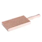 Avanti Wooden 20cm Rectangular Gnocchi Board Kitchen Pasta Maker/Paddle Brown
