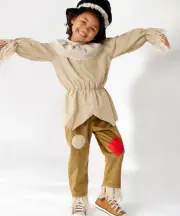 POTTERY BARN KIDS Wizard of Oz Scarecrow Costume-4/6 Years-Halloween NEW. 890