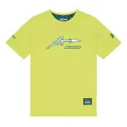 2024 Aston Martin F1 Mens Alonso Kimoa Band T-shirt lime size XXL