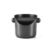 Black Coffee Knock Box Shock Absorbent Durable Barista Style Knock Bin Coffee Dump Bin Grind Waste Bin