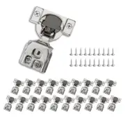 1-1/4 Inch Overlay Soft Close Cabinet Hinges, 20 Pack Slow Soft Close Hinges ...