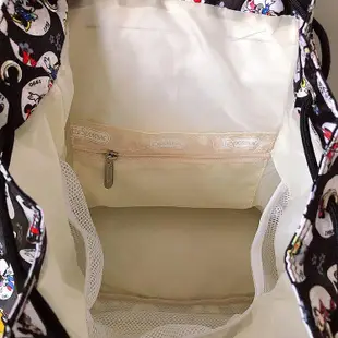 新款熱銷 Lesportsac x Disney 7357 中款 米奇米妮 雙肩束口後背包降落傘防水材質 限量款