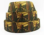 Classic Horror Jason Mask 1" Wide Repeat Ribbon Sold in Yard Lots