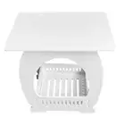 Small White Table Wood Side End Table Night Stand For Bedroom Garden