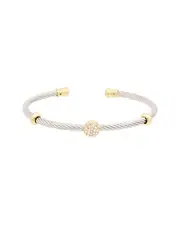 Juvell 18K Plated CZ Cuff