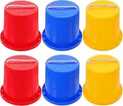 SAFIGLE Children's Balance Training Boys and Girls Stilts 3 Sets Plastic Jumping Buckets Outdoor Toy Random Color