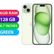Apple iPhone 15 Plus (128GB, Green) - As New