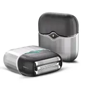 Electric shaver for men [3-blade small reciprocating electric shaver] H&W Dry an