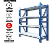 2M*1.5M*0.6M Storage Shelves Garage Warehouse Rack Shelving Steel 800KG me 3