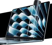 for MacBook Air 13.6 inch Screen Protector M4 M3 M2 2025-2022 [Notchless Full-Coverage] [4K Ultra HD, Like Bare Screen] Laptop Screen Protector for MacBook Air 13" A3240 A3113 A2681
