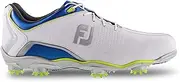 [FootJoy] Men's D.n.a. Helix Limited Edition-Previous Season Style Golf Shoes, White/Dusk/Lime, 9