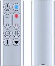 [PZL] 967197-13 Replacement for Dyson Pure Hot+Cool Fan Purifying Heater Remote Control HP00 HP01 Silver
