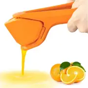 Easy-Squeeze Lemon Squeezer Fold-Flat Orange Juicer for All Citrus Orange