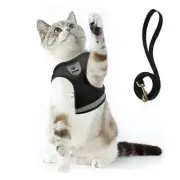 Cat Harness and Leash Set for Walking and Small Dog Soft Mesh Harness