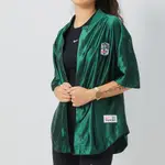 NIKE NSW SHOOTING SHIRT GCEL 女 綠 排扣 棒球衣 襯衫 休閒 短袖 FQ0700-323