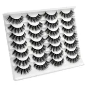 3D Multi-Layer False Eyelashes 14 Pairs Fluffy Cat Eye Lashes-E01