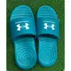 = 威勝 運動用品 = UNDER ARMOUR Ansa 男拖鞋 (湖水綠) 3023761-302