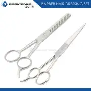 Professional Barber Hairdressing Scissors Hair Cutting Thinning Shears Set 6" US